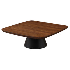 Eason Walnut Coffee Table Set - Ornate Home