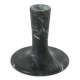 East Black Veined Marble Short Candle Holder - Ornate Home
