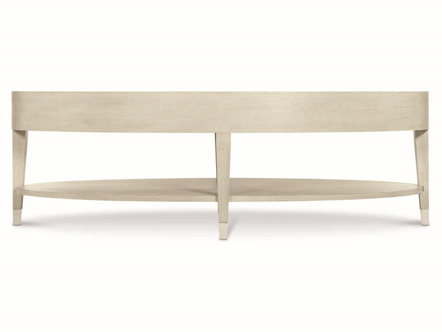 East Hampton Aged Silver/Cerused Linen Cocktail Table - Ornate Home