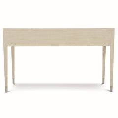 East Hampton Aged Silver/Cerused Linen Desk - Ornate Home