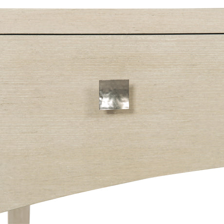 East Hampton Aged Silver/Cerused Linen Desk - Ornate Home