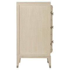 East Hampton Aged Silver/Cerused Linen Dresser - Ornate Home