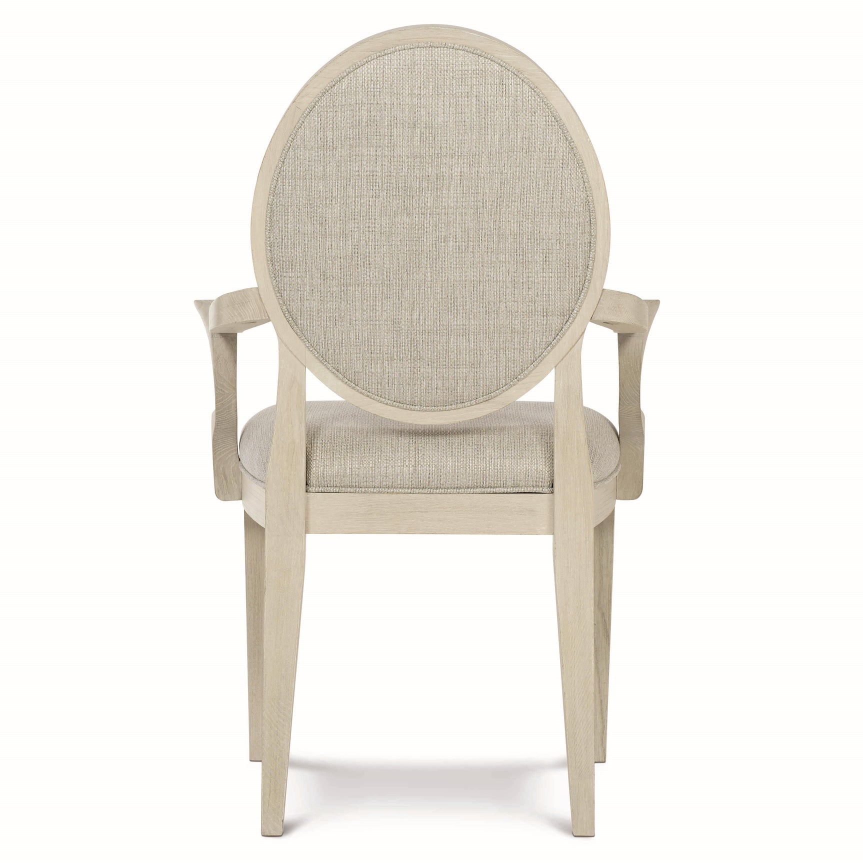 East Hampton Cerused Linen/Beige Arm Chair - Ornate Home