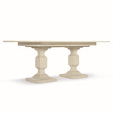 East Hampton Cerused Linen Dining Table - Ornate Home