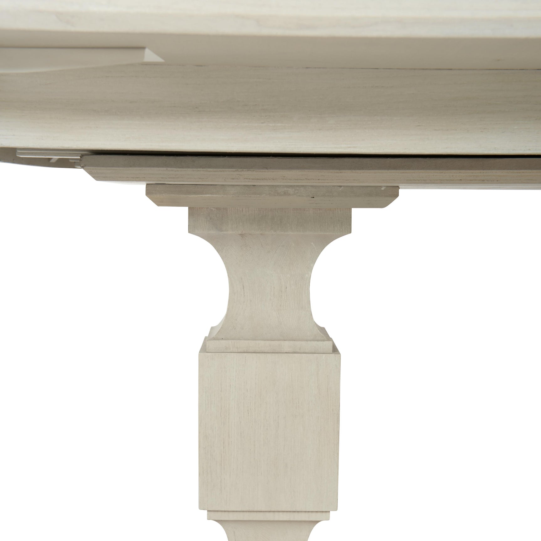 East Hampton Cerused Linen Dining Table - Ornate Home