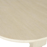 East Hampton Cerused Linen Dining Table - Ornate Home