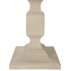 East Hampton Cerused Linen Dining Table - Ornate Home