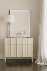 East Hampton Cerused Linen Drawer Chest - Ornate Home