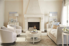 East Hampton Cerused Linen Drawer Chest - Ornate Home