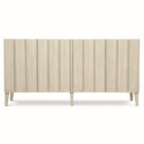 East Hampton Cerused Linen Entertainment Credenza - Ornate Home