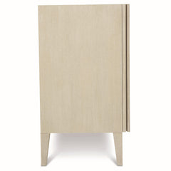East Hampton Cerused Linen Entertainment Credenza - Ornate Home