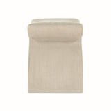 East Hampton Cerused Linen/Grey Bench - Ornate Home