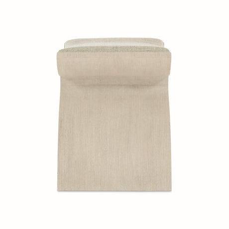 East Hampton Cerused Linen/Grey Bench - Ornate Home