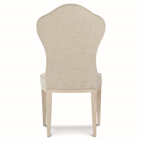 East Hampton Cerused Linen/Muted Grey Side Chair - Ornate Home