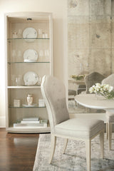 East Hampton Cerused Linen/Muted Grey Side Chair - Ornate Home