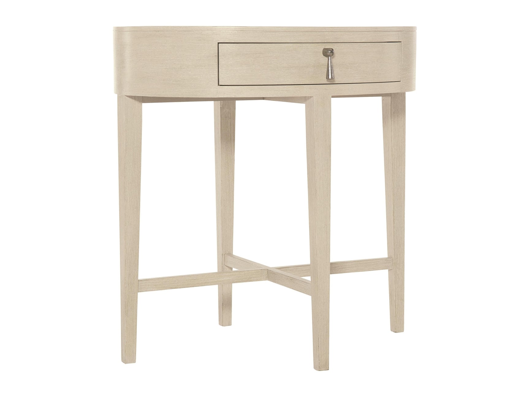 East Hampton Cerused Linen Nightstand - Ornate Home