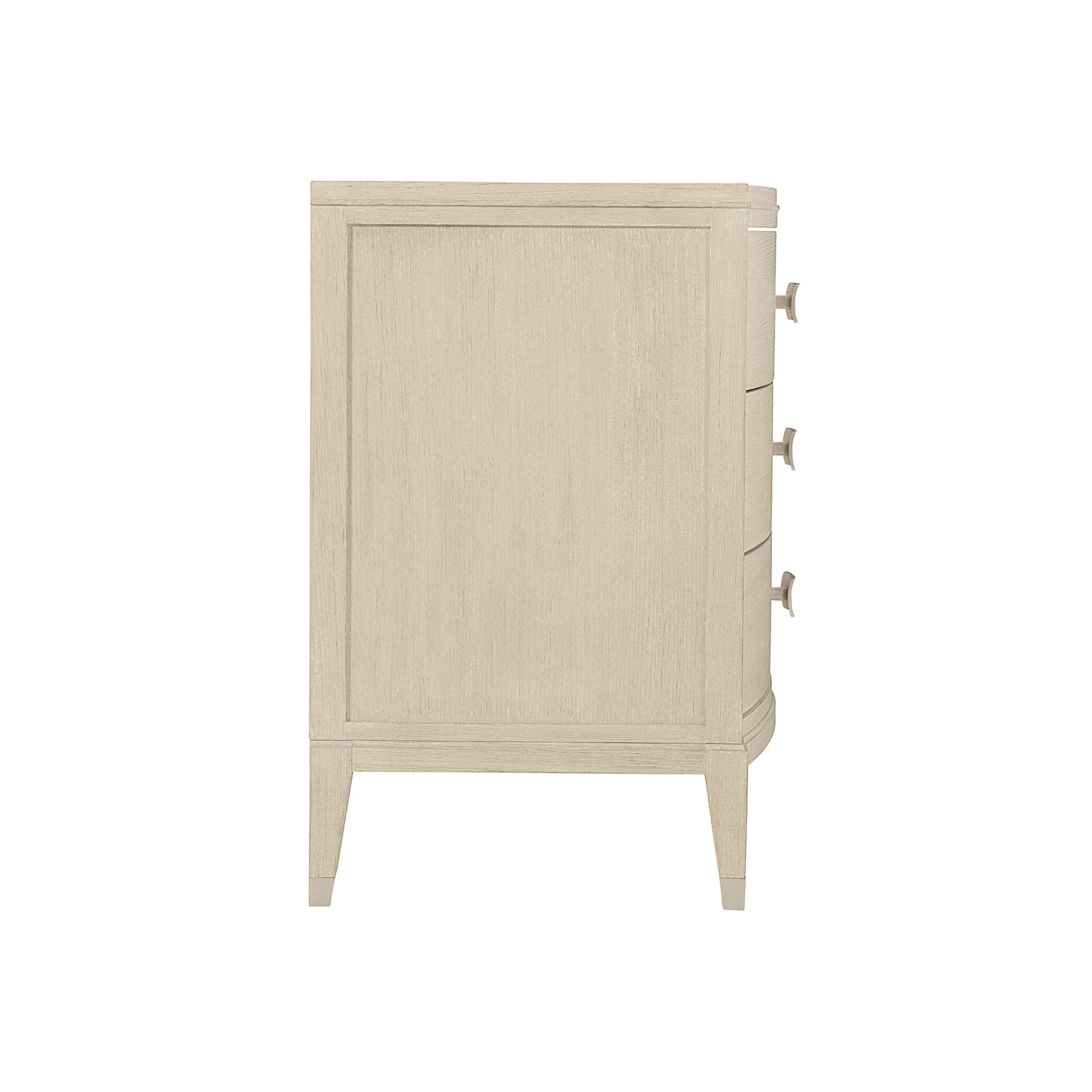 East Hampton Cerused Linen Nightstand - Ornate Home