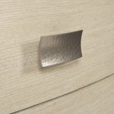 East Hampton Cerused Linen Nightstand - Ornate Home