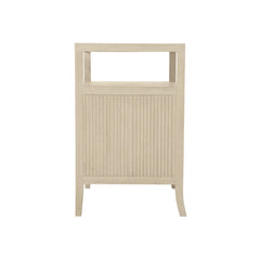 East Hampton Cerused Linen Nightstand - Ornate Home