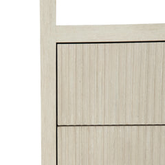 East Hampton Cerused Linen Nightstand - Ornate Home