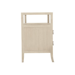 East Hampton Cerused Linen Nightstand - Ornate Home