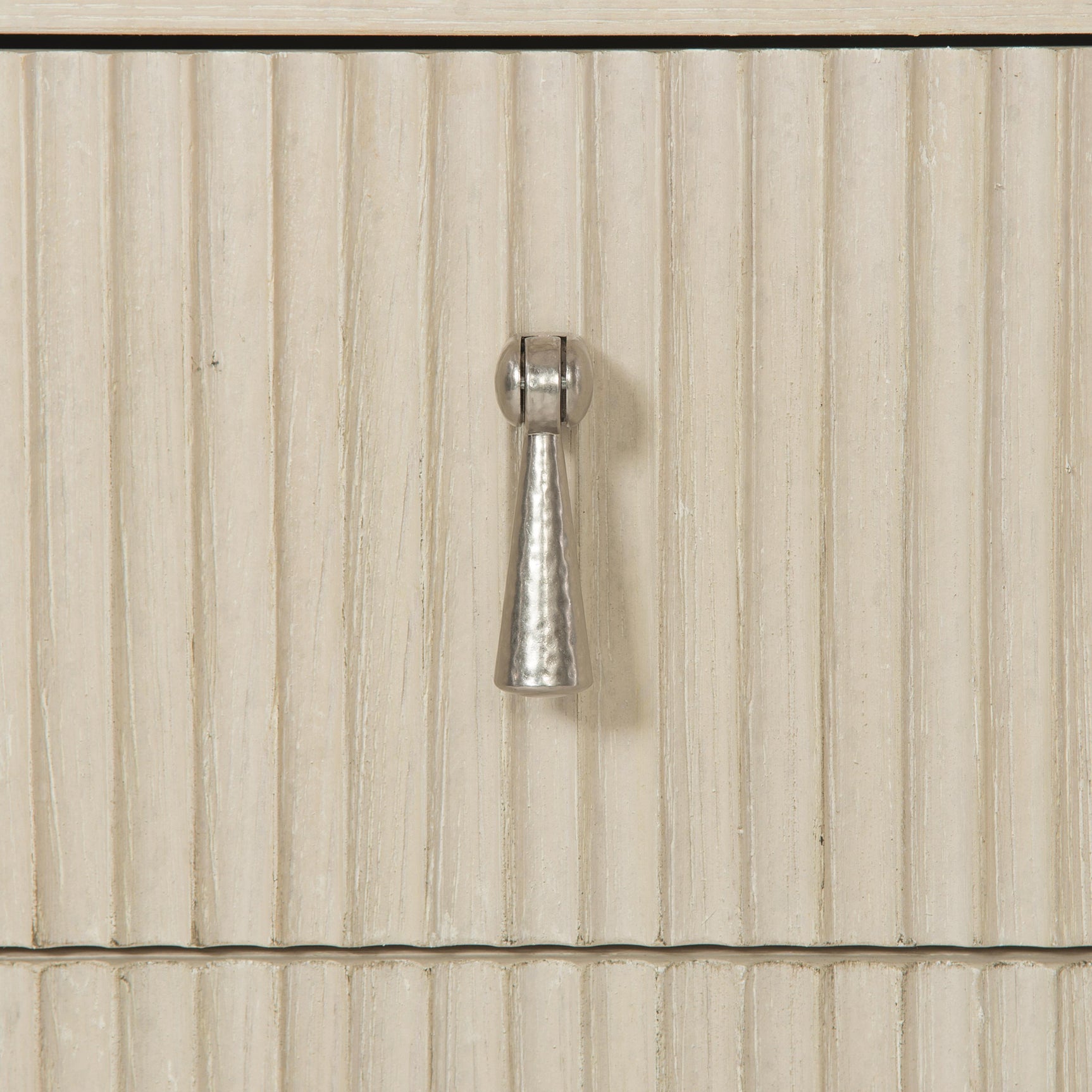 East Hampton Cerused Linen Nightstand - Ornate Home