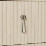 East Hampton Cerused Linen Nightstand - Ornate Home