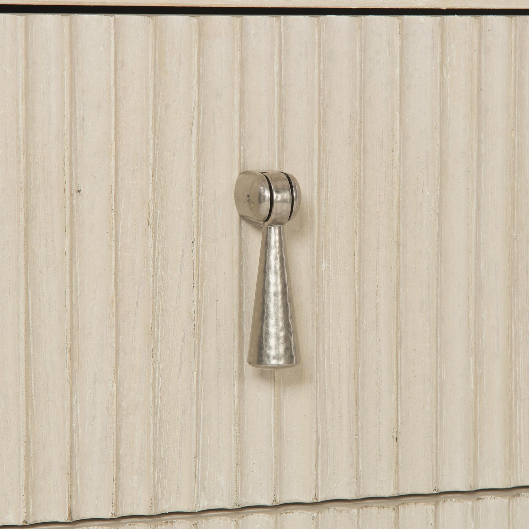 East Hampton Cerused Linen Nightstand - Ornate Home