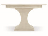 East Hampton Cerused Linen Round Dining Table - Ornate Home