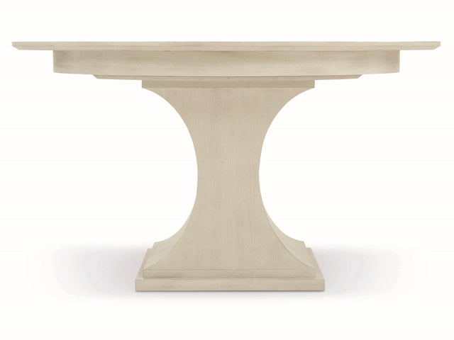 East Hampton Cerused Linen Round Dining Table - Ornate Home