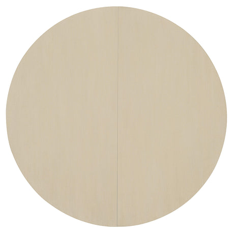 East Hampton Cerused Linen Round Dining Table - Ornate Home