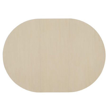 East Hampton Cerused Linen Round Dining Table - Ornate Home