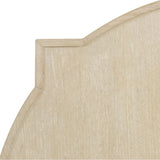 East Hampton Cerused Linen Side Table - Ornate Home