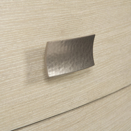 East Hampton Cerused Linen Tall Drawer Chest - Ornate Home