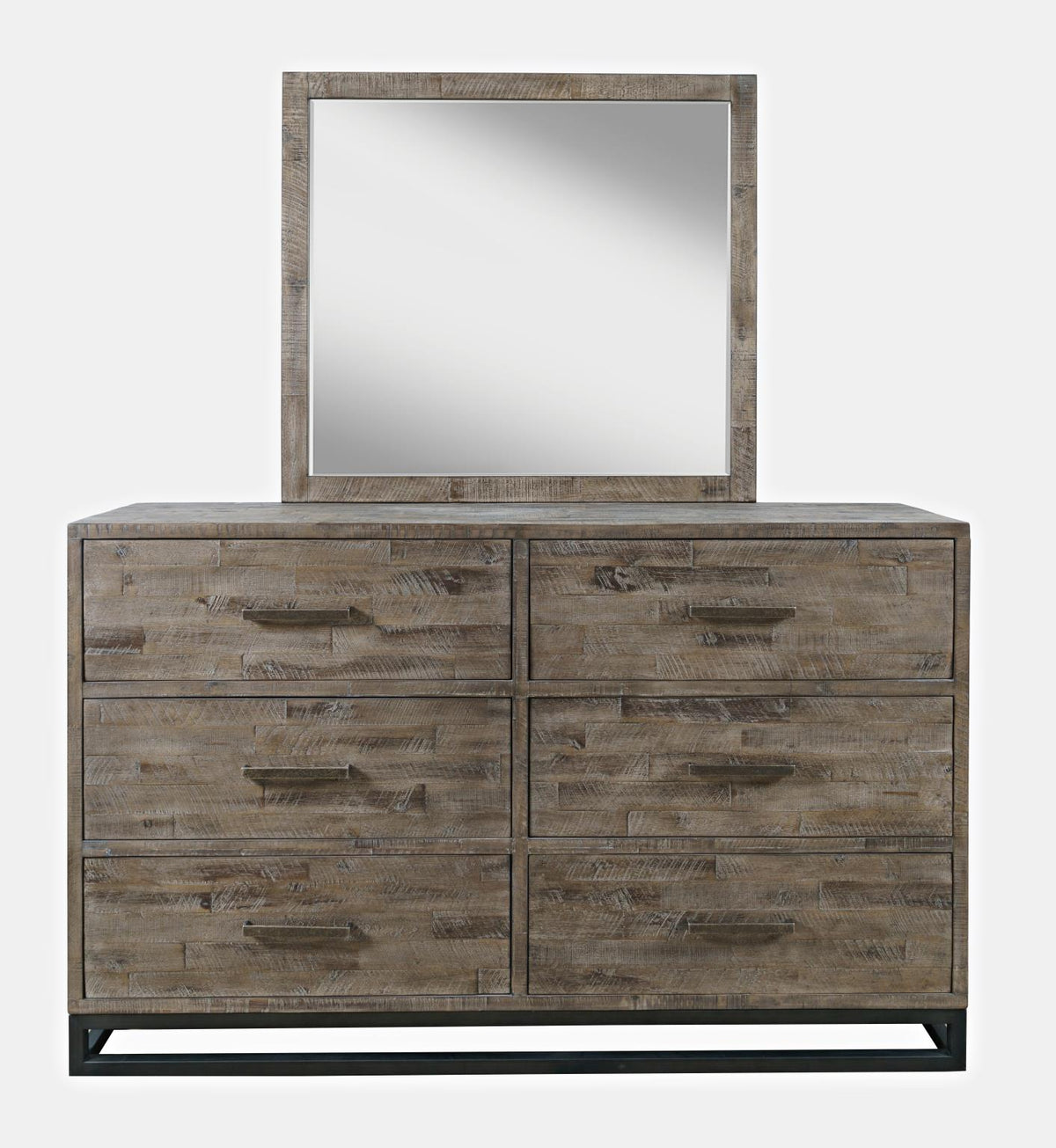 East Hampton Distressed Grey 3-Piece Queen Storage Bedroom Set - Ornate Home