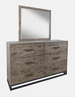 East Hampton Distressed Grey 3-Piece Queen Storage Bedroom Set - Ornate Home