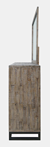 East Hampton Distressed Grey 3-Piece Queen Storage Bedroom Set - Ornate Home