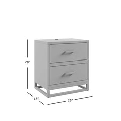 East Hampton Distressed Grey 4-Piece Queen Storage Bedroom Set - Ornate Home