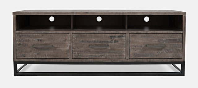 East Hampton Distressed Grey 70 Console - Ornate Home