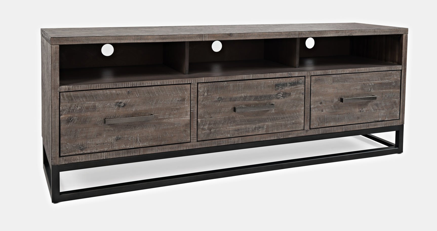 East Hampton Distressed Grey 70 Console - Ornate Home