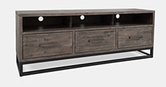East Hampton Distressed Grey 70 Console - Ornate Home