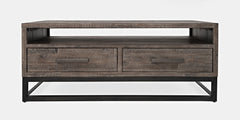 East Hampton Distressed Grey Cocktail Table - Ornate Home