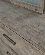 East Hampton Distressed Grey Dresser & Mirror - Ornate Home