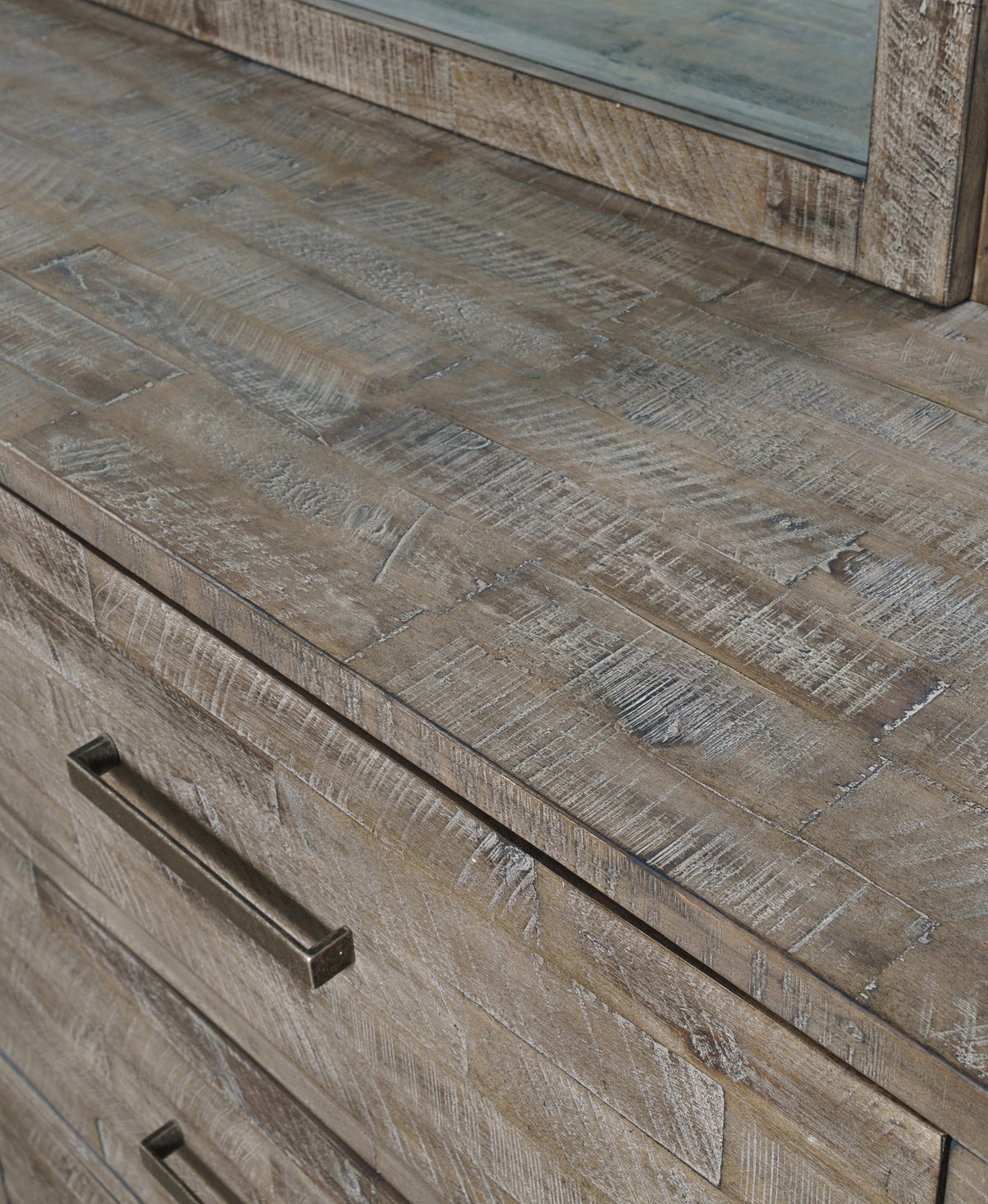 East Hampton Distressed Grey Dresser & Mirror - Ornate Home