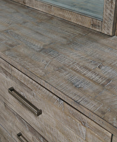 East Hampton Distressed Grey Dresser & Mirror - Ornate Home