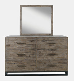 East Hampton Distressed Grey Dresser & Mirror - Ornate Home