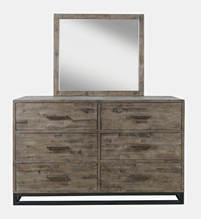 East Hampton Distressed Grey Dresser & Mirror - Ornate Home