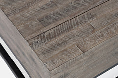 East Hampton Distressed Grey Lift Top Cocktail Table - Ornate Home