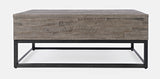 East Hampton Distressed Grey Lift Top Cocktail Table - Ornate Home
