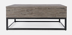 East Hampton Distressed Grey Lift Top Cocktail Table - Ornate Home
